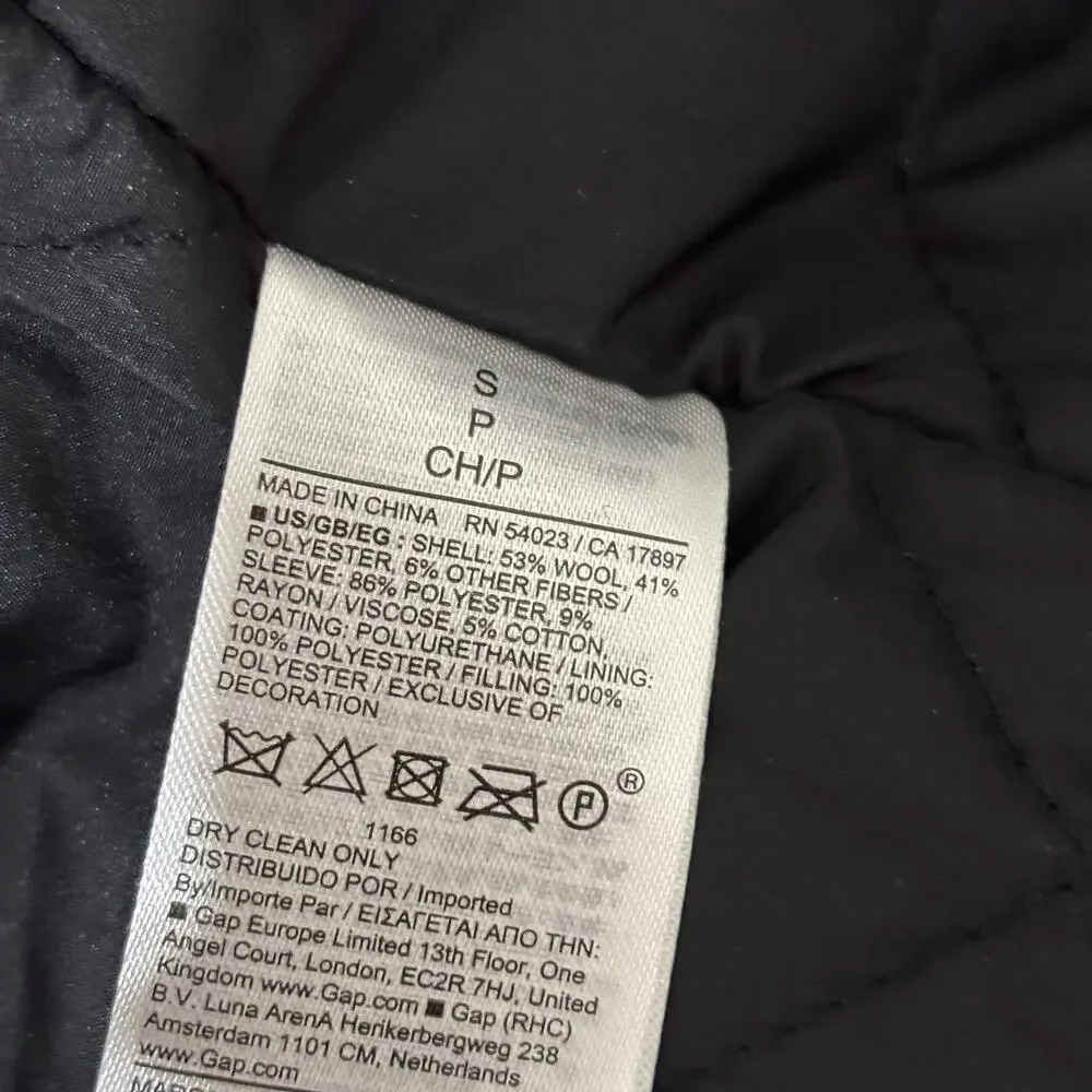 GAP Women's Varsity Logo Boyfriend Jacket Coat Oversized Size S M L 520194 NWT